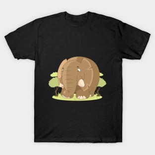 Brown elephant T-Shirt